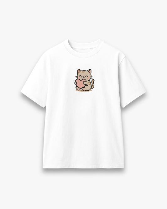 KITTY LOVE OVERSIZED TEE